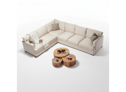 Sectional sofa living room design furniture luxury sofa L-shape modern interior