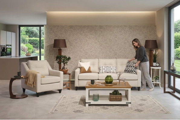 Design living room sofa set three-seater sofa modern furniture armchair