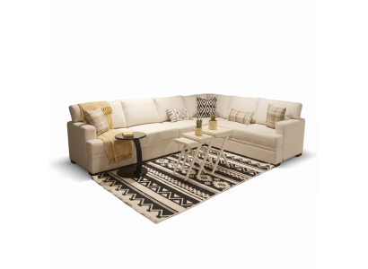 Sectional L-Shaped Modern Sofa Couch Living Room Upholstered Furniture Luxury