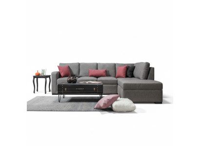 Living room upholstered furniture luxury corner sofa L-shape modern design sofa couch
