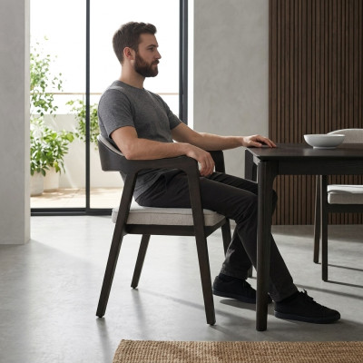 Armchair Modern Dining Room Chair with Armrests Design New Furniture