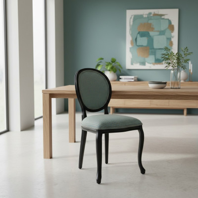 Classic Green Chair Dining Room Furniture New Luxury Furniture Wood Chair