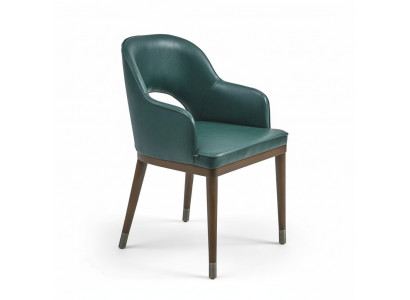Luxury chair with armrests designer dining room new modern furniture upholstered seat