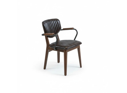 Luxury chair with armrests dining chair furniture upholstered seat modern furnishings