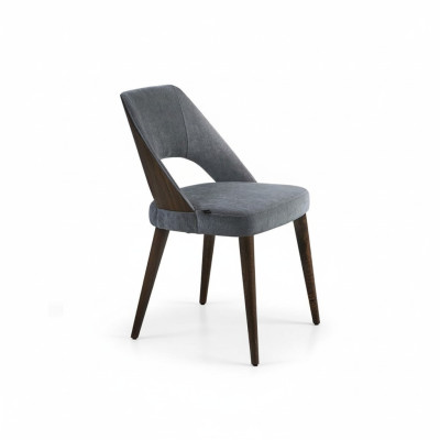 Dining room chair grey upholstered fabric new luxury seat chair interior design