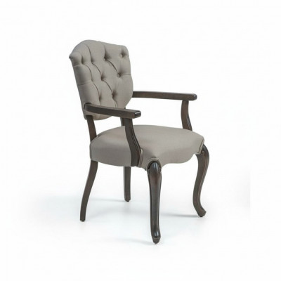 Dining room designer Chesterfield chair wood luxury style modern upholstered chair new