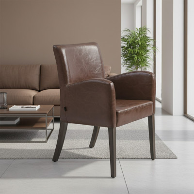 Design lounge chair dining room upholstered chair with armrests armchair new