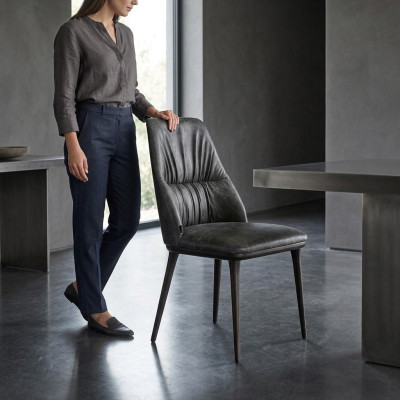 Dining Room Luxury Designer Style Modern Chair Upholstered Seat New Decor