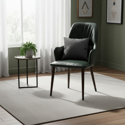 Chair with Armrests Modern Luxury Designer Armchair Upholstered Seat
