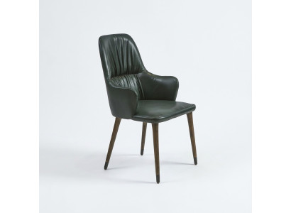 Chair with Armrests Modern Luxury Designer Armchair Upholstered Seat