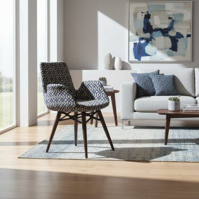 Luxury Armchair Dining Chair Modern Designer Chair with Armrests New