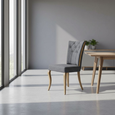 Luxury dining room furniture designer gray chair new furnishings modern chairs