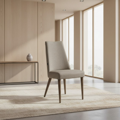 Wooden chair, fabric seat, dining chair, new designer furniture, luxury chairs