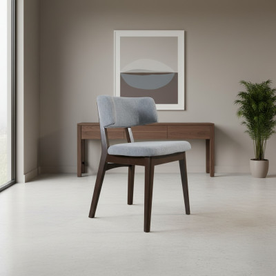 Modern wooden chair gray chair dining room design new designer furniture