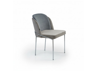 Designer chair luxury gray chairs new furniture dining room upholstery interior