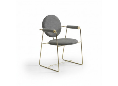 Dining chair designer chair with armrests modern furniture upholstered chair