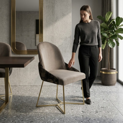 Dining room chair furniture upholstered chair modern interior designer new chair