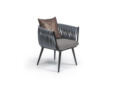 Gray armchair new furniture dining room designer chair with armrests