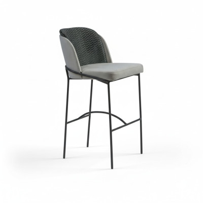 Dining room bar stools design bar chairs upholstered chair modern gray