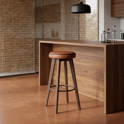 Brown bar stool design furniture modern decor bar chairs dining room