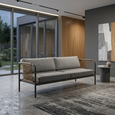 Luxury Sofa Design Three-Seater Modern Couch Furniture Upholstered Upholstery Furniture