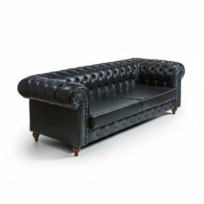 Modern Chesterfield Sofa Couch Three-seater Luxury Upholstered Sofas Designer