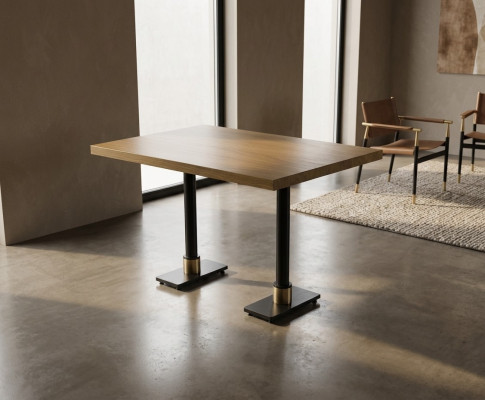 Brown dining table dining room furnishing modern table design furniture