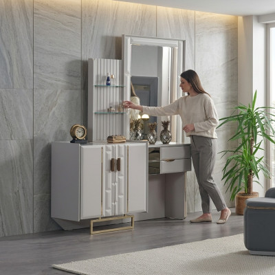 Dressing table with mirror bedroom new luxury furniture design furnishing