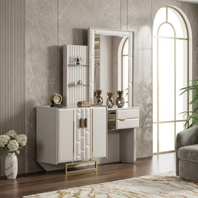 Dressing table with mirror bedroom new luxury furniture design furnishing