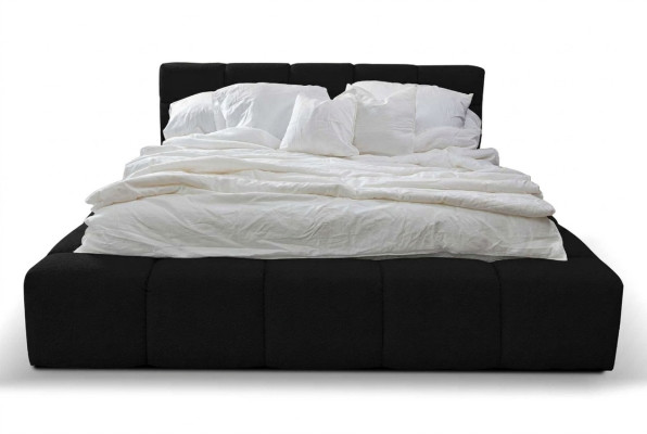 Classic upholstered design bed luxury double hotel beds sleep room textile new