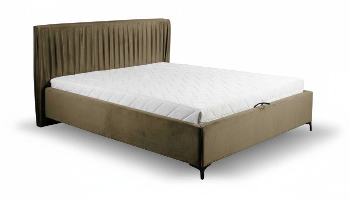Modern bed design beds wood textile bedroom bed frame