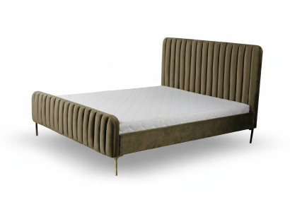 Modern bed upholstery design luxury double bed hotel design beds furniture wooden bed