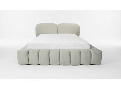 Luxury bed frame 180x200 cm color gray headboard beds bedroom furniture