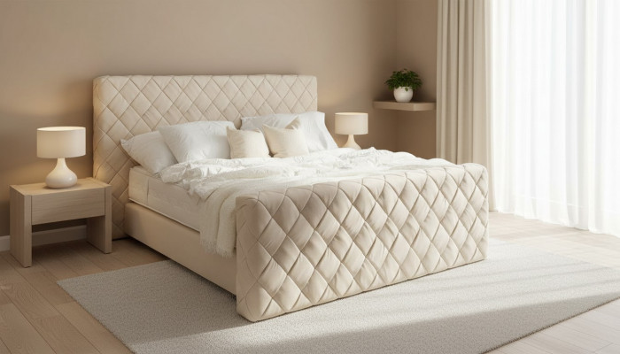 Luxury bedroom furniture beds modern bed frame 160x200 cm design headboard