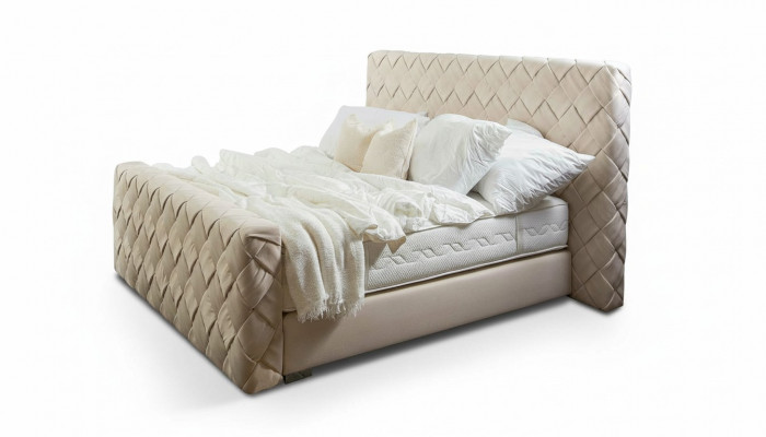 Luxury bedroom furniture beds modern bed frame 160x200 cm design headboard
