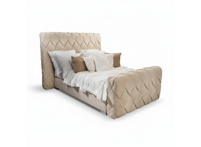 Luxury bedroom furniture beds modern bed frame 140x200 cm design headboard