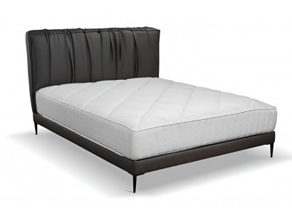 Gray double bed upholstery beds bed drawer design elegant fabric bed