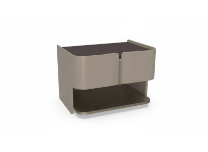 Gray Design Nightstand Console Side Tables Bedroom Wood Luxury