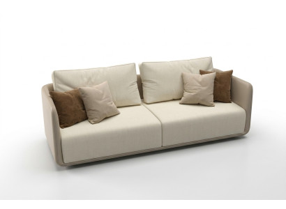 3-seater sofa furniture fabric three-seater luxury living room 235cm textile