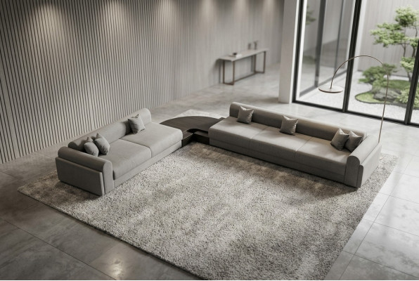 Corner sofa L-shape fabric corner couch sofa upholstery premium couch couches furniture