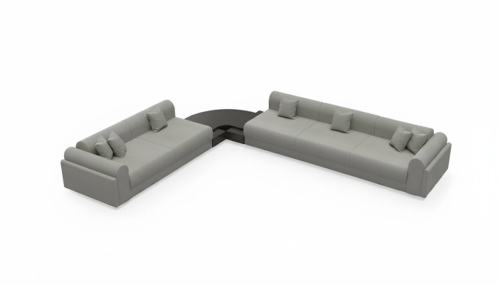 Corner sofa L-shape fabric corner couch sofa upholstery premium couch couches furniture