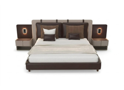 Luxury Bedroom Nightstand Beds Bed 3-piece Complete Set Design Furniture