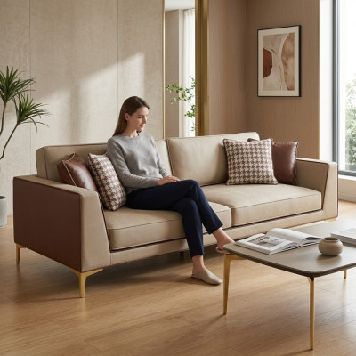 Design sofa couch upholstery 3-seater sofas couches seating set fabric 240cm