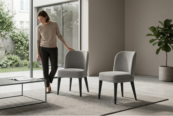 Dining room chair luxury modern chairs textile design chair furniture armchair