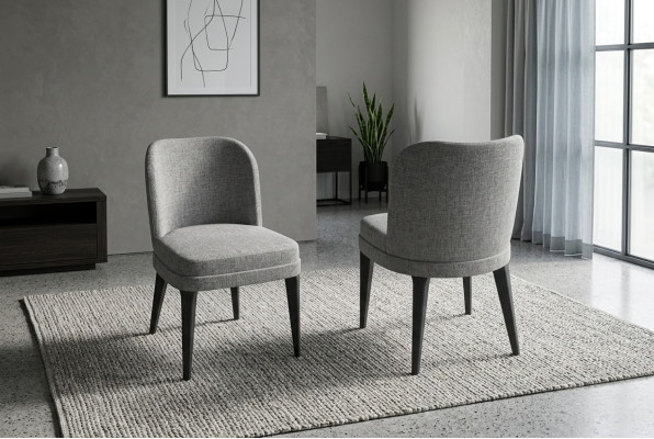 Dining room chair luxury modern chairs textile design chair furniture armchair