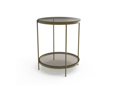 Side table glass stylish new luxurious modern gray coffee table new