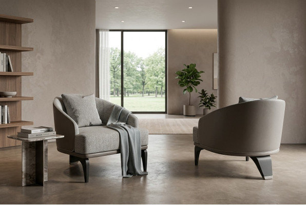 Modern design armchair wingback chair luxury design living room single modern new