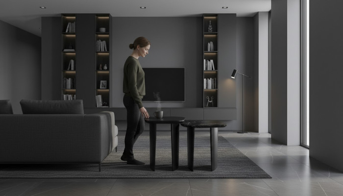 Side table luxury table design side tables living room black novelty