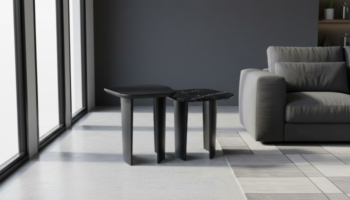 Side table luxury table design side tables living room black novelty