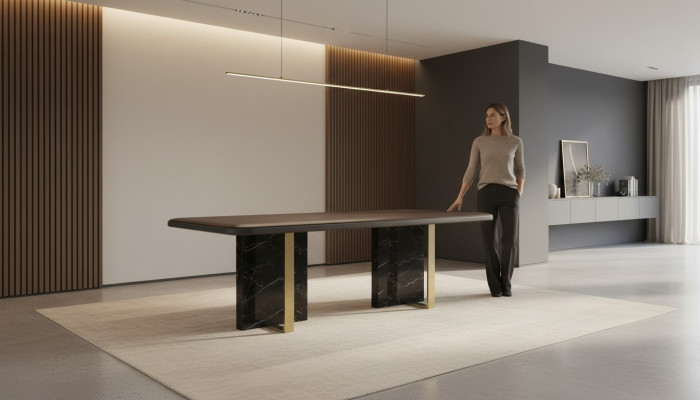 Modern dining table, table, dining room, living room, luxury design tables, new.